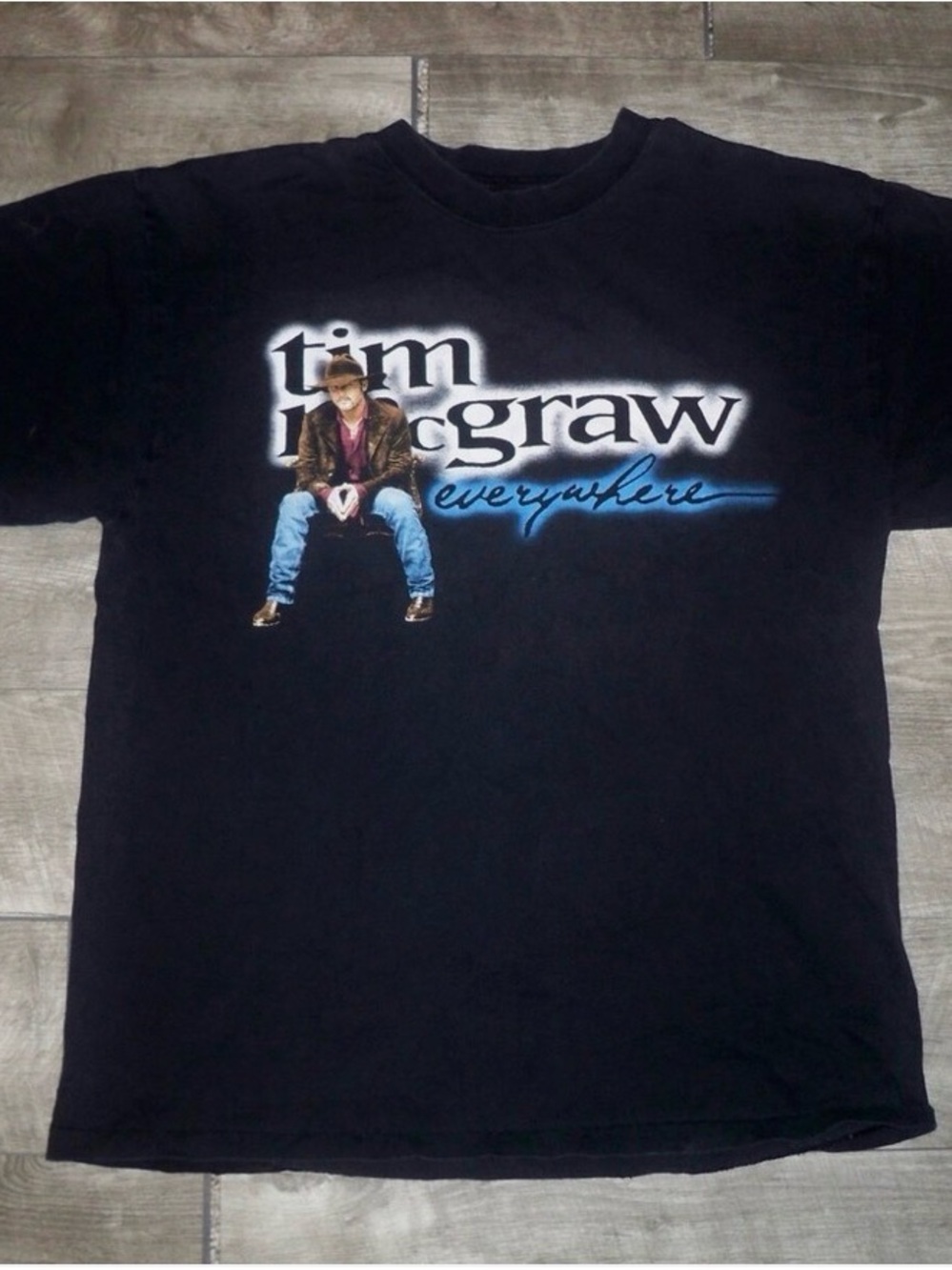 Vintage 90s Tim McGraw 1997 Everywhere Country Tour Concert T-Shirt Size XLarge